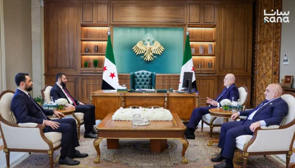 الرئيس السوري يستقبل رئيس الحكومة اللبنانية الأسبق نجيب ‏ميقاتي
