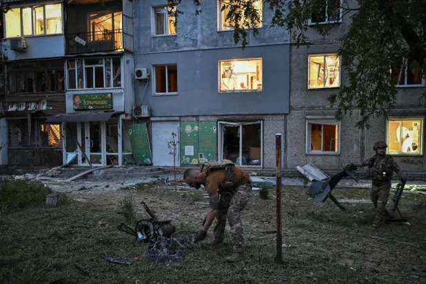 Russian Drone Strikes Kill Two in Ukraine