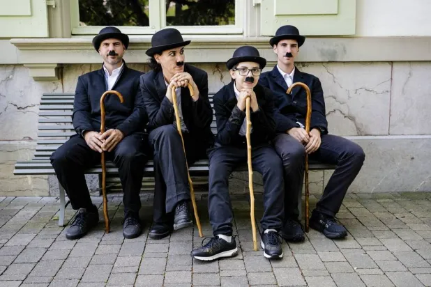 Hundreds of Charlie Chaplin Lookalikes Gather in Switzerland