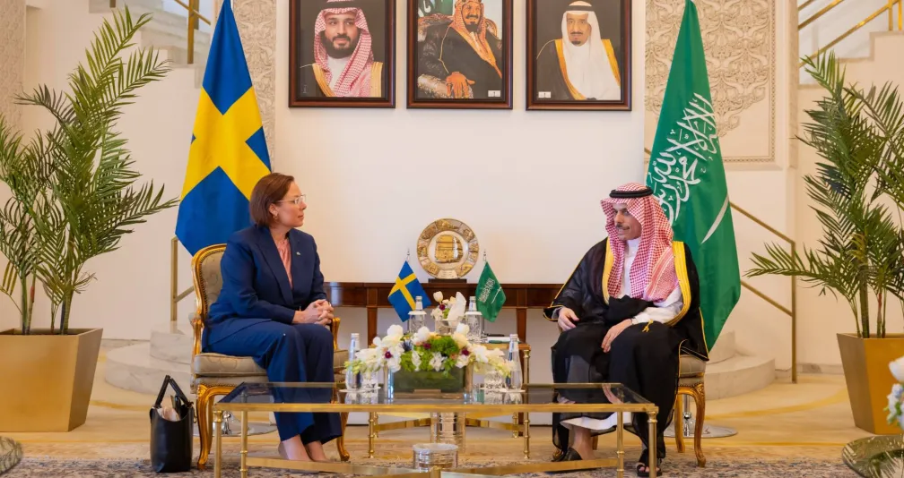 السعودية والسويد تؤكدان أهمية تكثيف الجهود الدولية لوقف التصعيد في المنطقة