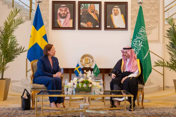 Saudi, Swedish FMs Stress Importance of Intensifying Int’l Efforts to End Regional Escalation