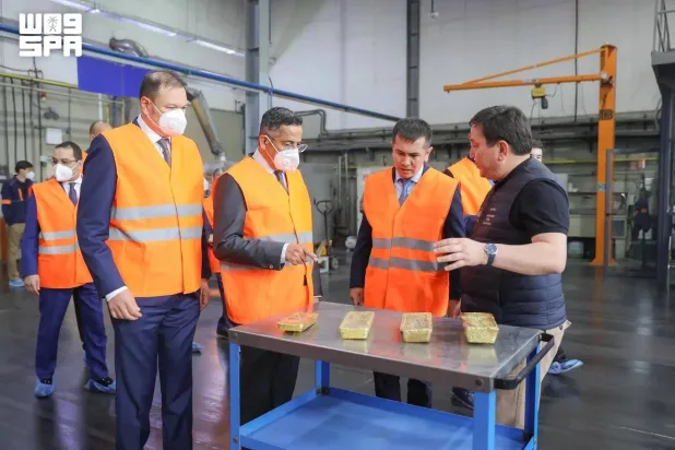 Saudi Industry Minister Reviews Gold Processing Technologies at Tau-Ken Altyn Refinery in Kazakhstan