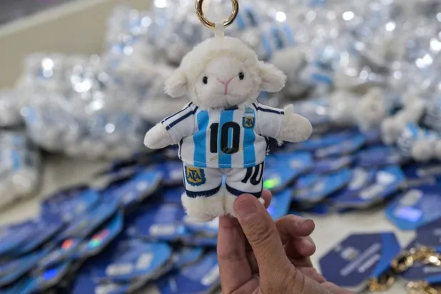 Messi Plushies See Roaring Trade as China Firms Get World Cup Boost