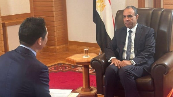 وزير الخارجية يستعرض لقناة NHK تطور العلاقات المصرية – اليابانية