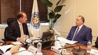 نقيب المحامين يلتقي وزير المالية لبحث وحل مشاكل الضرائب الخاصة بالمحامين