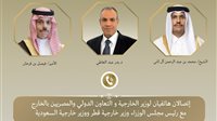 وزير الخارجية يبحث هاتفيًا مع نظيريه السعودي والقطري تطورات الأزمة الإيرانية والأوضاع في السودان
