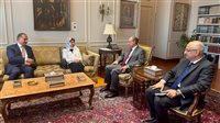 وزير الخارجية يستقبل المديرة التنفيذية لمنظمة تنمية المرأة التابعة لمنظمة التعاون الإسلامي