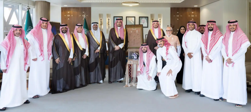 راكان بن سلمان يستقبل مسؤولي ولاعبي نادي الدرعية بمناسبة صعود الفريق إلى دوري المحترفين