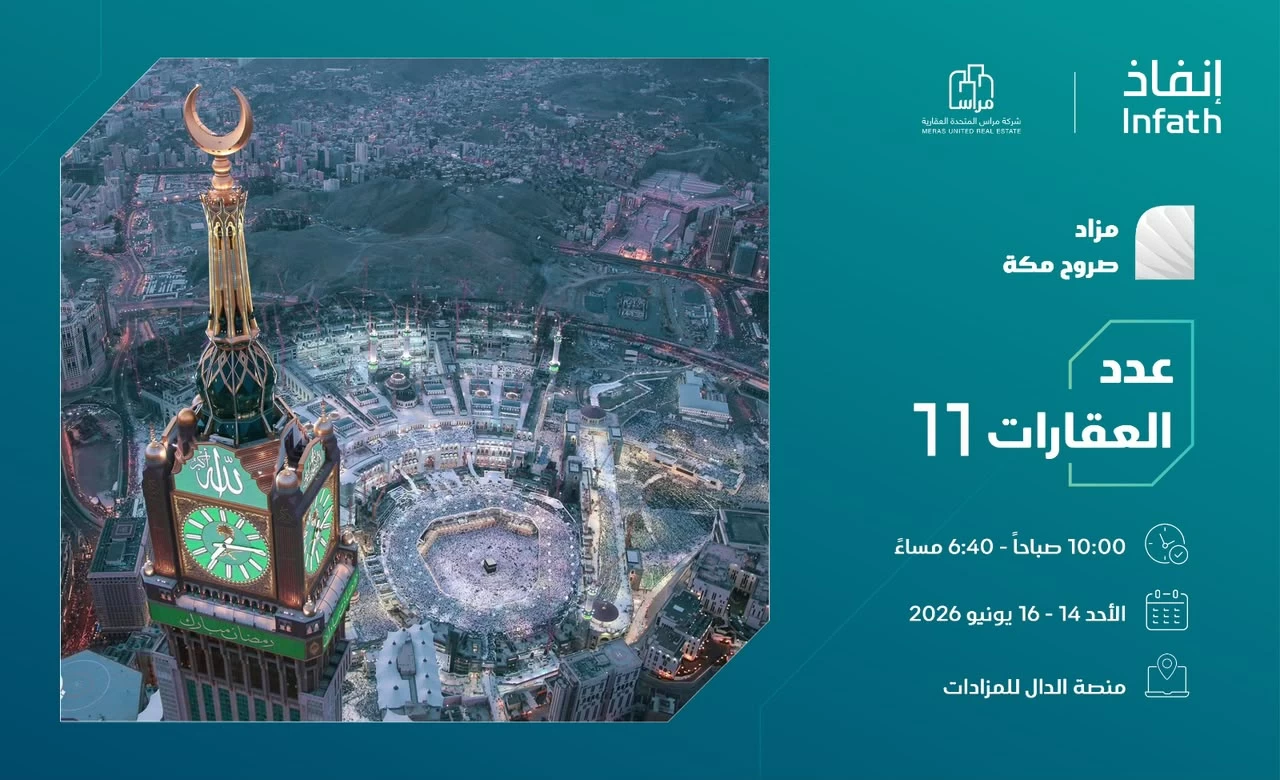 11 فرصة عقارية بمزاد صروح مكة