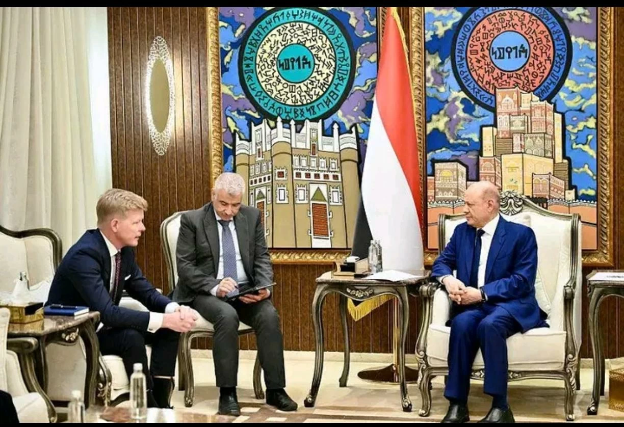 العليمي: السلام المستدام عبر استعادة المؤسسات وتحقيق العدالة