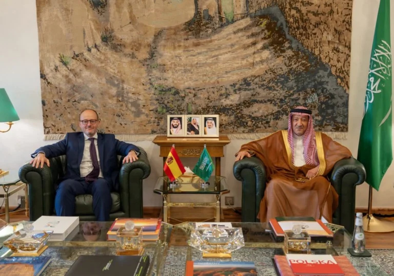 Saudi deputy FM, Spanish official review bilateral ties and regional developments