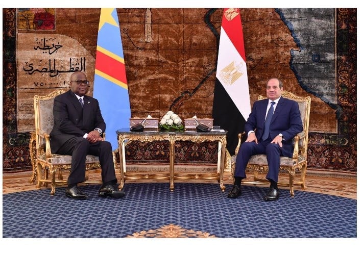 الرئيس السيسي ونظيره الكونغولي يشددان على ضرورة احترام القانون الدولي المنظم للأنهار العابرة للحدود