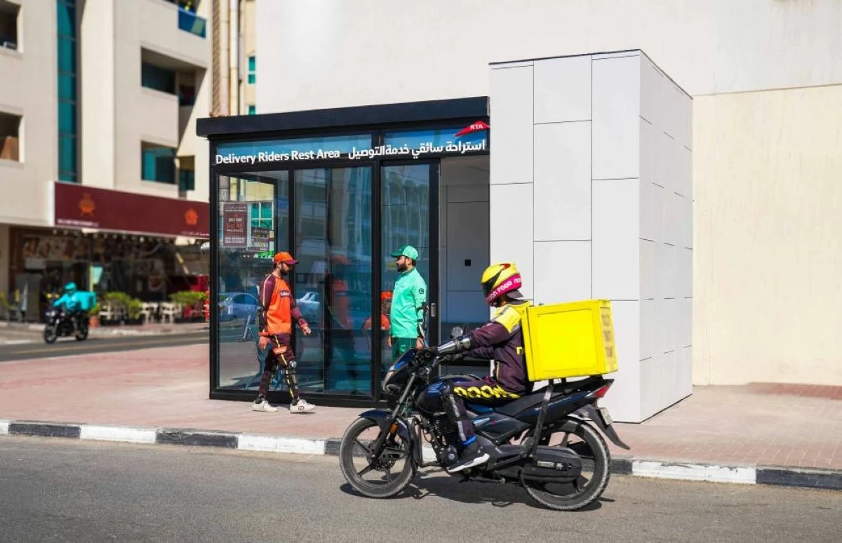RTA readies air-conditioned rest areas for delivery bike riders ahead of summer