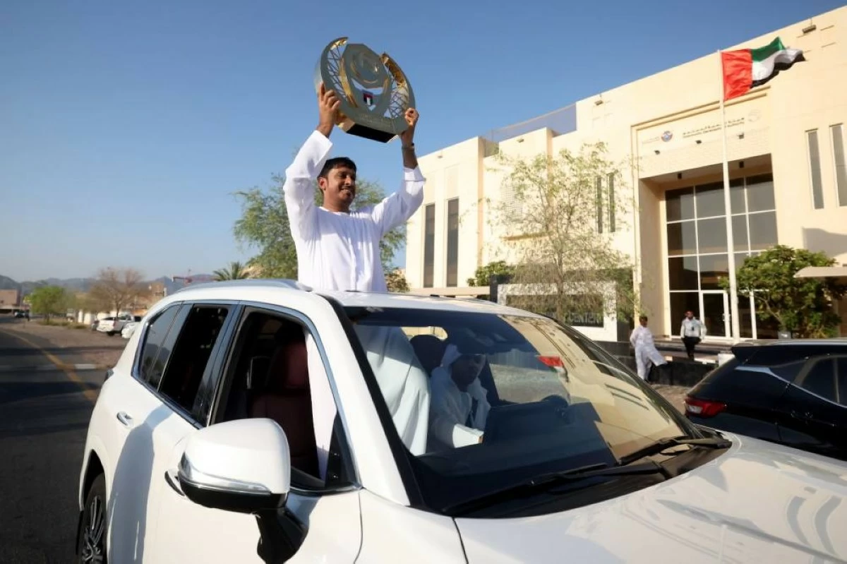In pictures: Hatta FC celebrate First Division title with motorcade