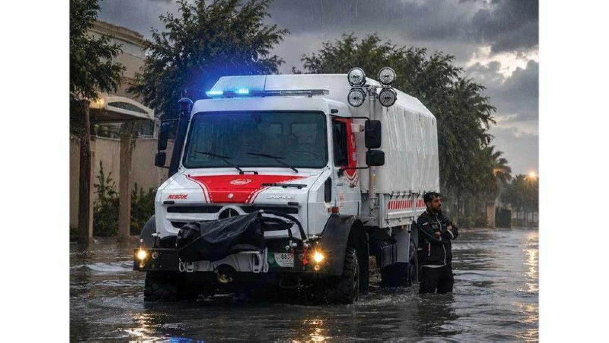 Dubai Police convert weather challenges into rapid rescue operations