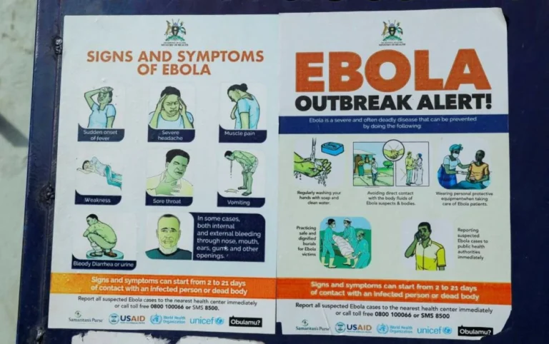 WHO reports 471 Ebola cases and 84 deaths in Central Africa