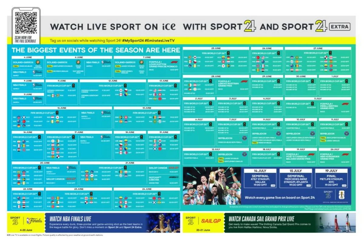 Emirates to stream FIFA World Cup 2026 matches live on flights