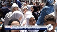 طلاب الشهادة الإعدادية بالجيزة يشكون من طول وصعوبة امتحان الهندسة