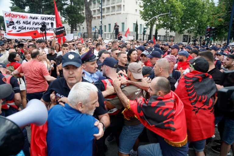 Massive protests grip Albania over controversial Sazan Island mega-resort