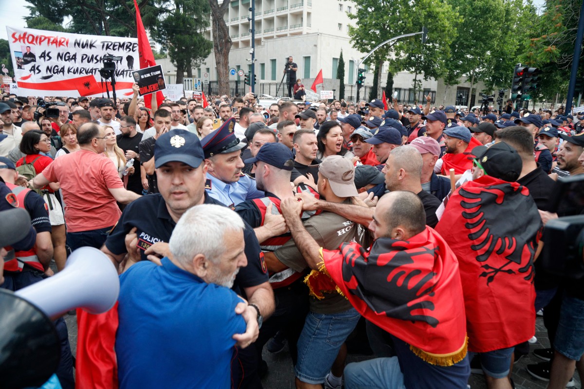 Massive protests grip Albania over controversial Sazan Island mega-resort