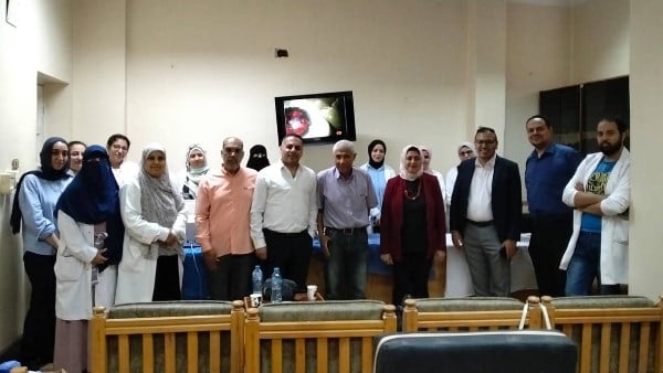 ورشة عمل بمستشفى رمد بني سويف لتدريب الأطباء على جراحات الفاكو
