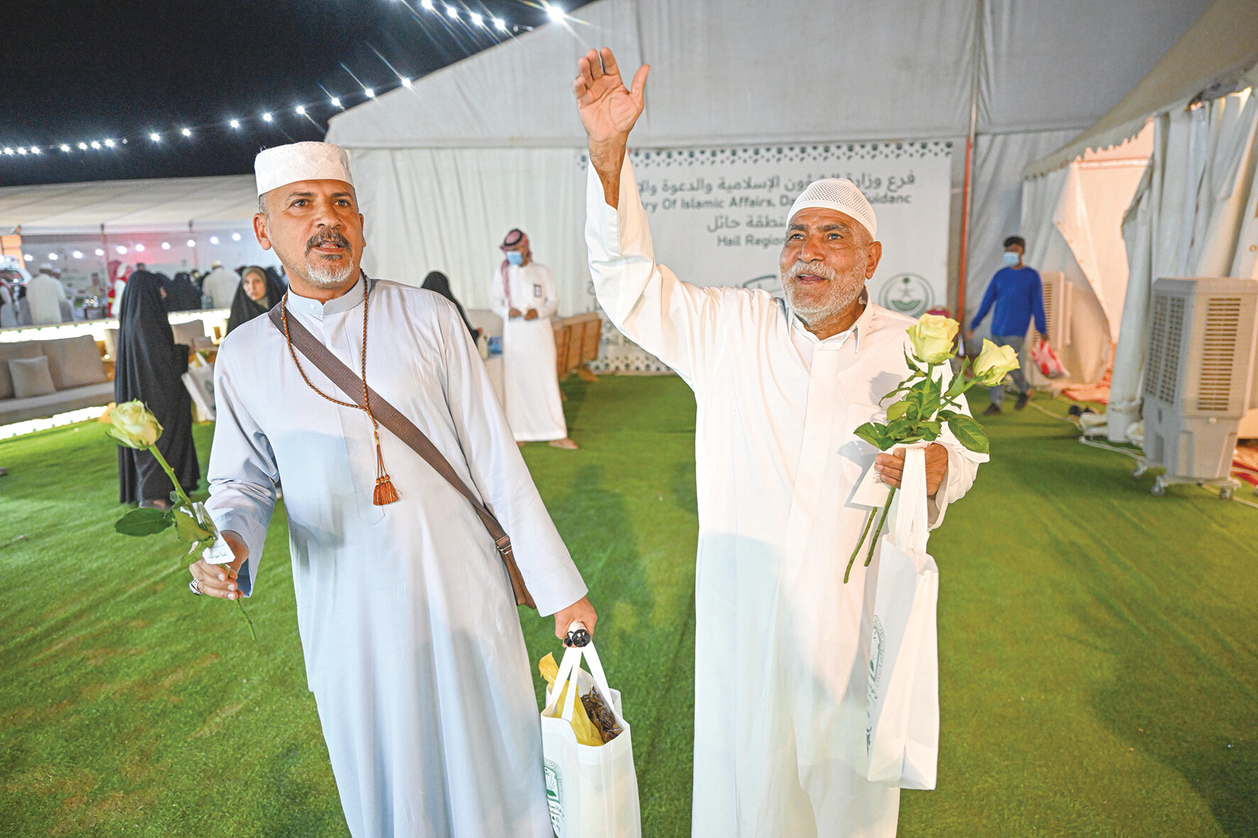 .. ومدينة الحجاج بحائل تودّع الحجاج  العراقيين