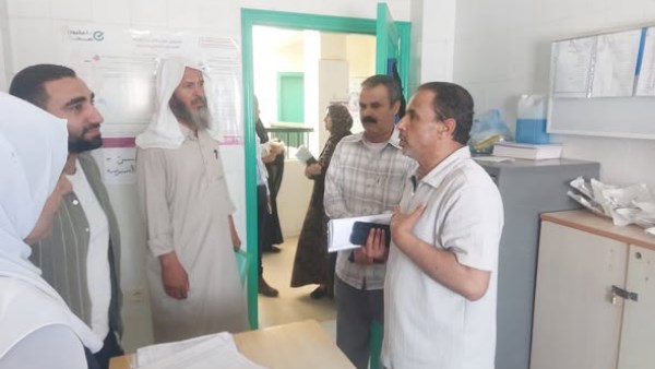 رئيس مدينة النجيلة يتابع الخدمات المقدمة للمواطنين بمستشفى النجيلة والوحدة الصحية