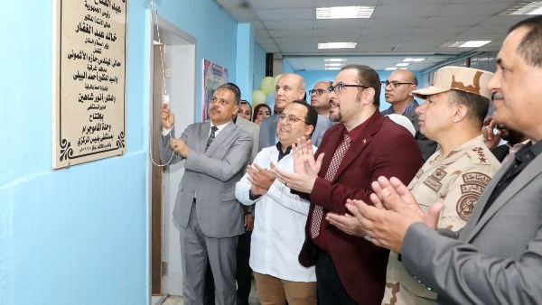 محافظ الشرقية يفتتح قسمي الاستقبال والطوارئ والباطنة الداخلي وعيادة الماموجرافي بمستشفى بلبيس