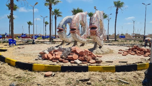 استعدادا للموسم الجديد| رفع كفاءة الحدائق والمتنزهات بمصيف بلطيم.. صور