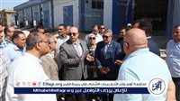 جولة تفقدية لمحافظ الفيوم ورئيس شركة المياه بمحطة العزب الجديدة لمتابعة معدلات التنفيذ وبدء تجارب التشغيل