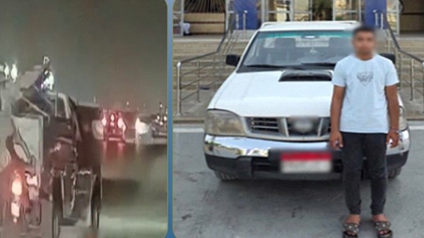 خبطه وجرى.. القبض على سائق سيارة نقل صدم قائد دراجة نارية بالقاهرة