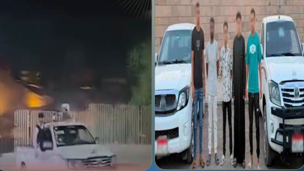القبض على المتهمين بالاستعراض بسياراتهم فى حفل زفاف بأسوان