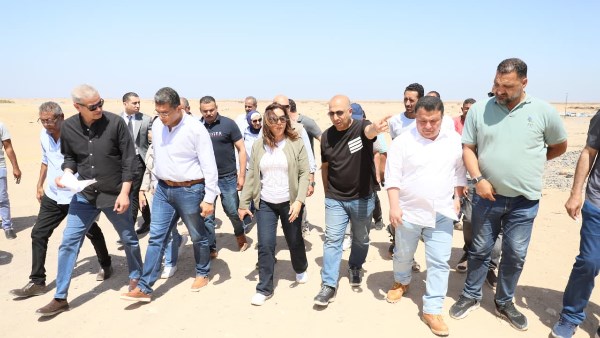 وزيرة التنمية المحلية تتابع  عددا من المشروعات البيئية والتنموية بالبحر الأحمر