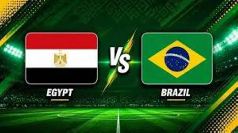 بث مباشر .. شاهد الآن مباراة مصر والبرازيل الودية