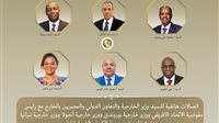 وزير الخارجية يبحث مع رئيس مفوضية الاتحاد الأفريقي وعدد من وزراء الخارجية الأفارقة أطر تعزيز العمل الأفريقي المشترك