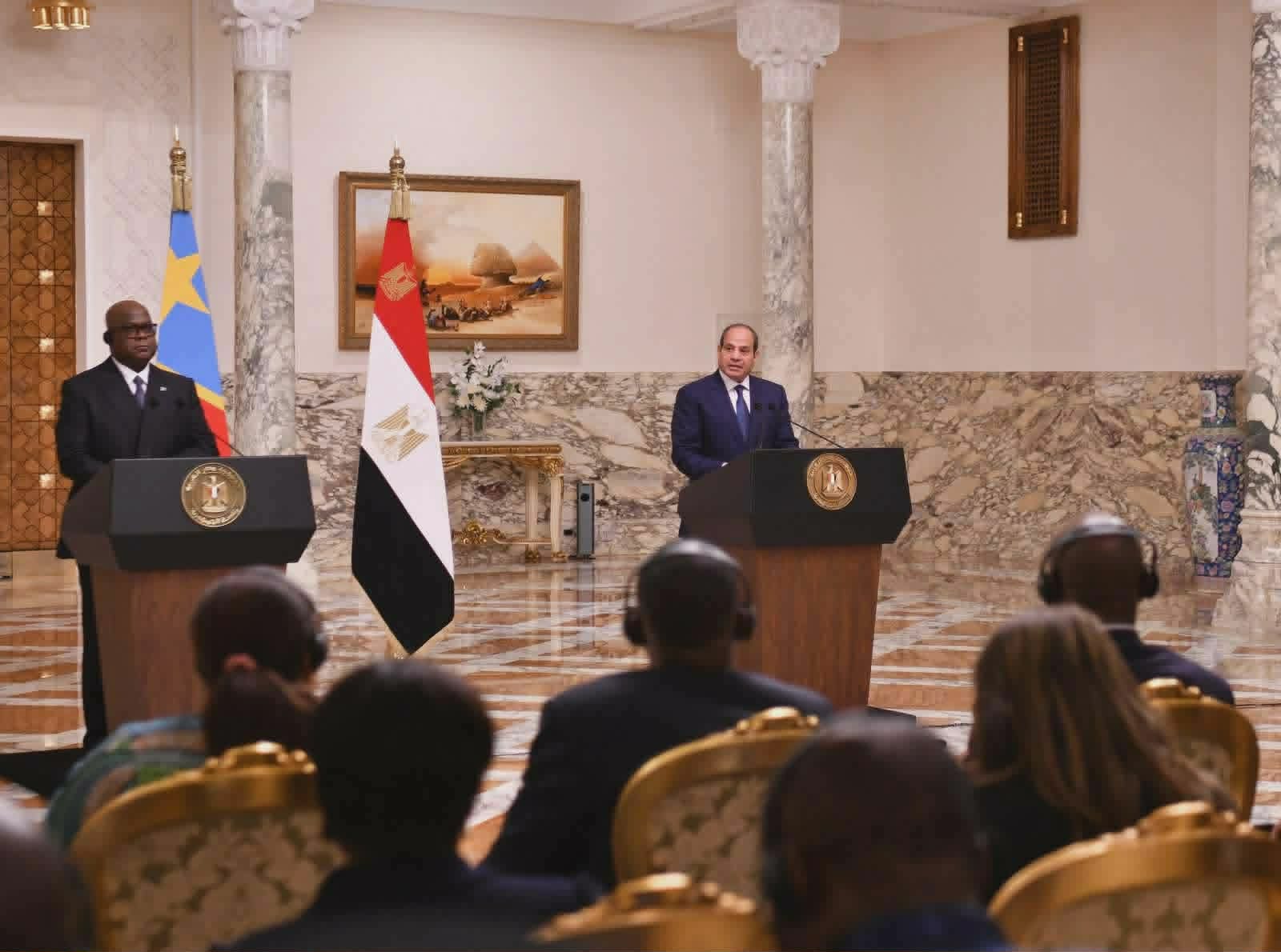 السيسي: مصر تريد الالتزام بمبادئ القانون الدولى وحسن الجوار لجميع شعوب حوض النيل