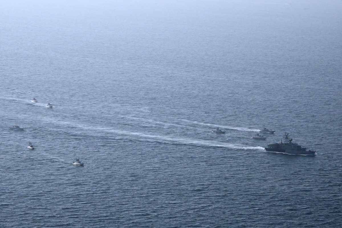 Iran says navy fired warning shots toward US destroyers in Sea of Oman
