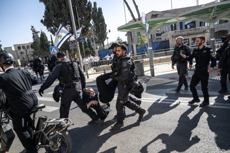 Israeli police arrest 3 ultra-Orthodox protesters after clashes in Jerusalem