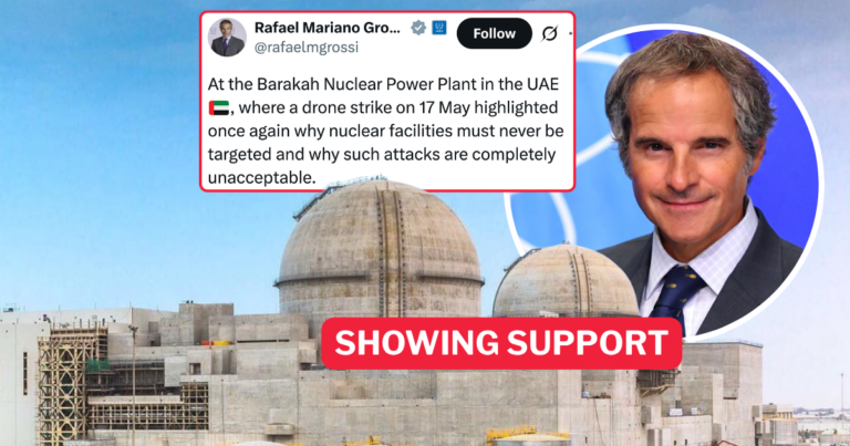 IAEA Director General Visited Barakah Nuclear Plant After Drone Strike