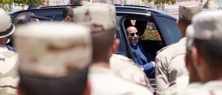 Sisi inspects Strategic Command Headquarters in New Capital