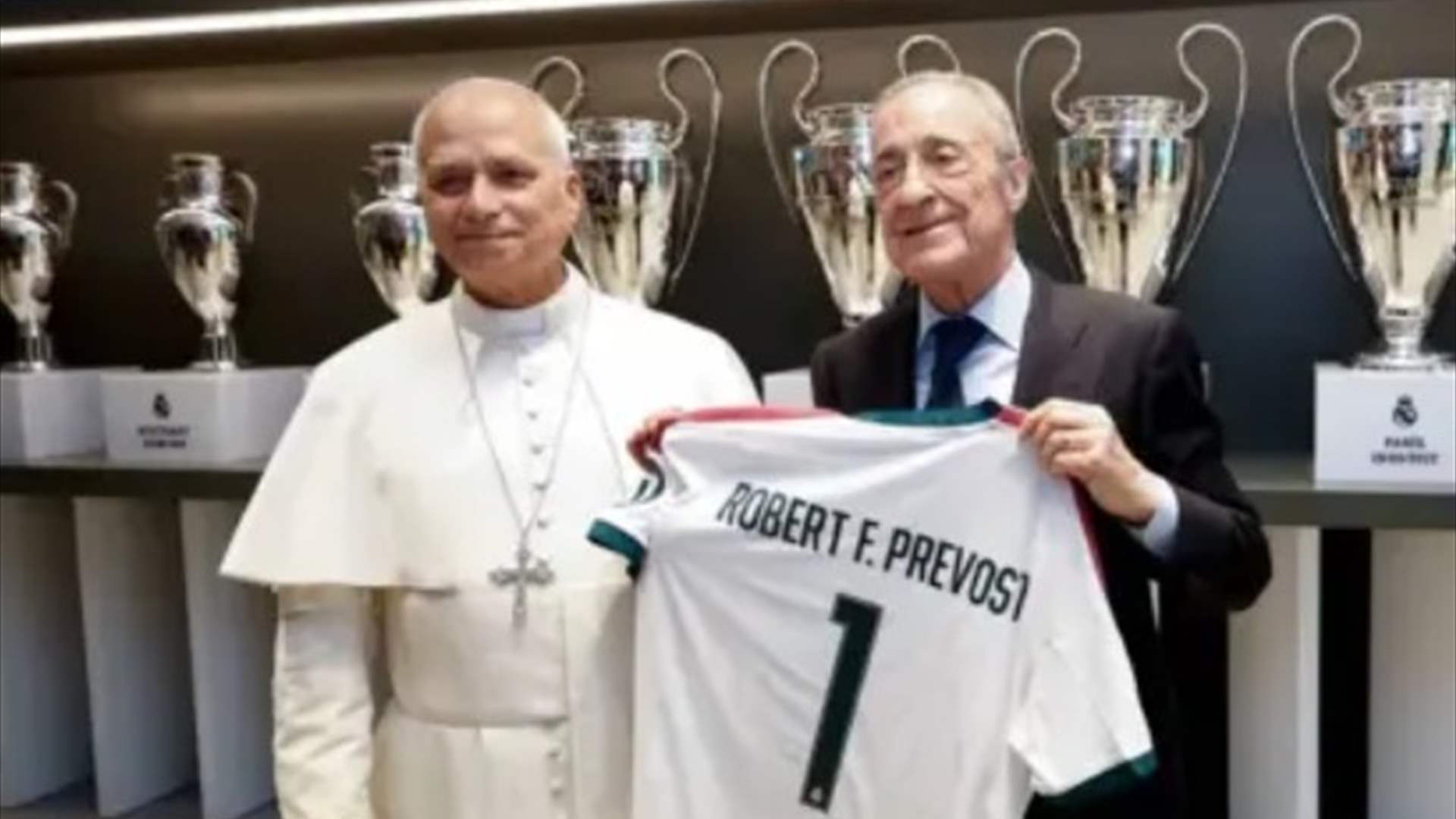 البابا المدريدي في البرنابيو… أكثر من 70 ألف شخص يشهدون لقاء لاوون الرابع عشر وفلورنتينو بيريز