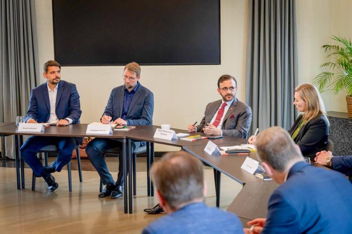 Advisor To Prime Minister And Foreign Ministry Spokesperson Participates In Discussion On EU-Gulf Cooperation
