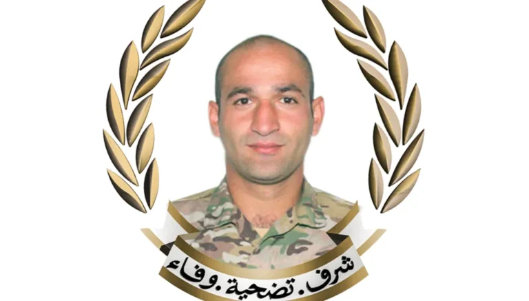 قيادة الجيش اللبناني تنعى الجندي الشهيد محمد سليمان الأحمد