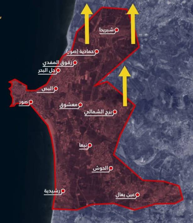 جيش الإحتلال يهدّد سكان مدينة صور