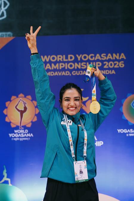 Gujarat’s Heena Rajgor Leads India’s Gold Medal Rush On Penultimate Day Of World Yogasana Championships