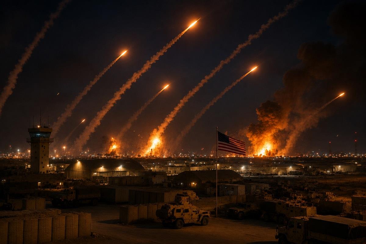 Iran Strikes US Targets Across Gulf Region