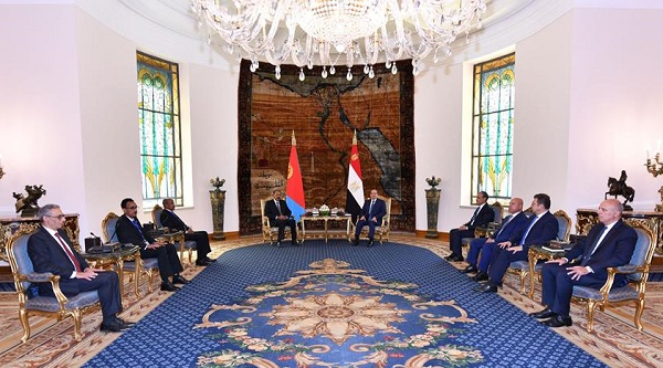 President El-Sisi Meets Eritrean President Isaias Afwerki