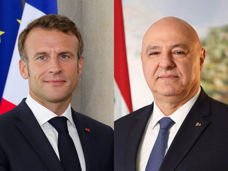 Lebanese, French Presidents Discuss Negotiations To End Military Escalation