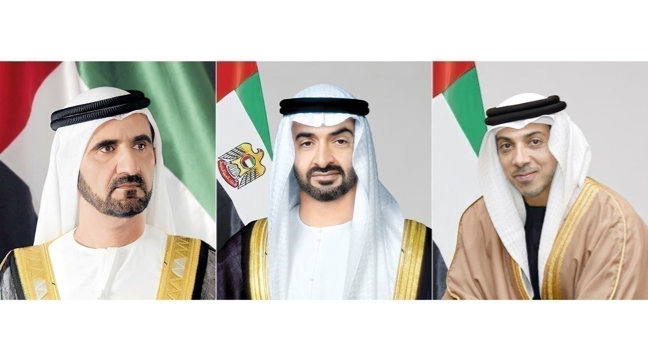 ‎رئيس الدولة ونائباه يهنئون ملك الأردن بذكرى عيد الجلوس