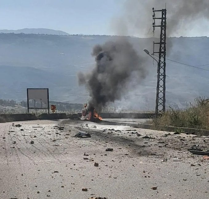 Israeli Enemy Targets Lebanese Army Vehicle in Southern Lebanon, Officer Among Martyred Soldiers